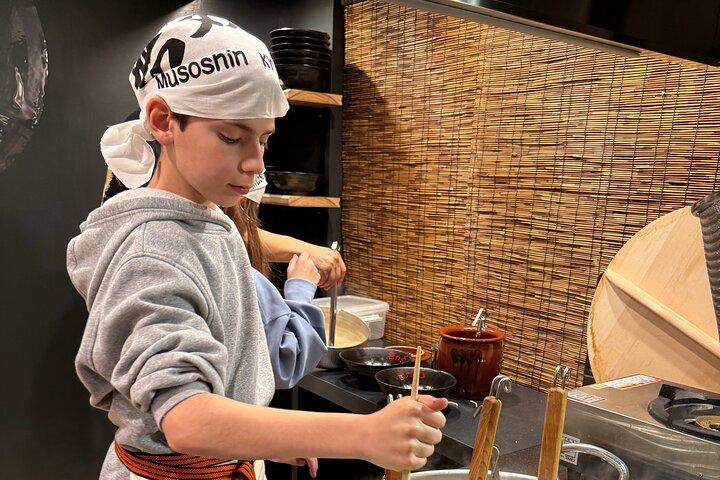 京都：ラーメン丼＆ミシュランラーメン教室をペイント