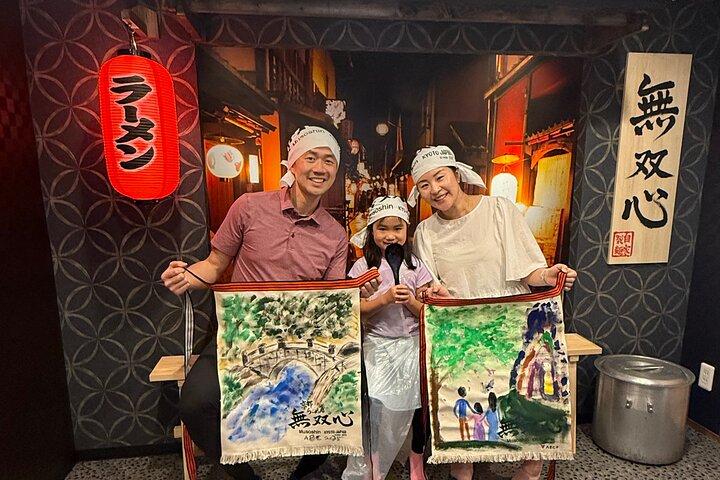 京都：ラーメン丼＆ミシュランラーメン教室をペイント