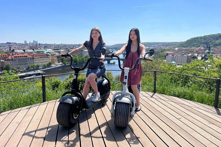 Prague Fat Tire E-Scooter Tour with A Local Guide