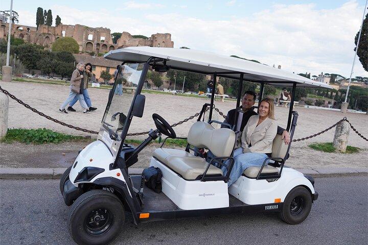 Rom Höjdpunkter Tour by Electric Golf Varukorg & E-Tuk