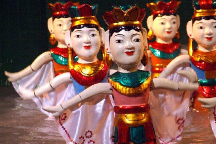 Hanoi Water Puppet Show con cena vietnamita