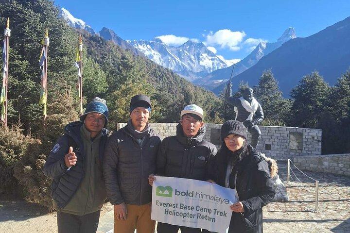 Everest Base Camp Trek com helicóptero voo de volta