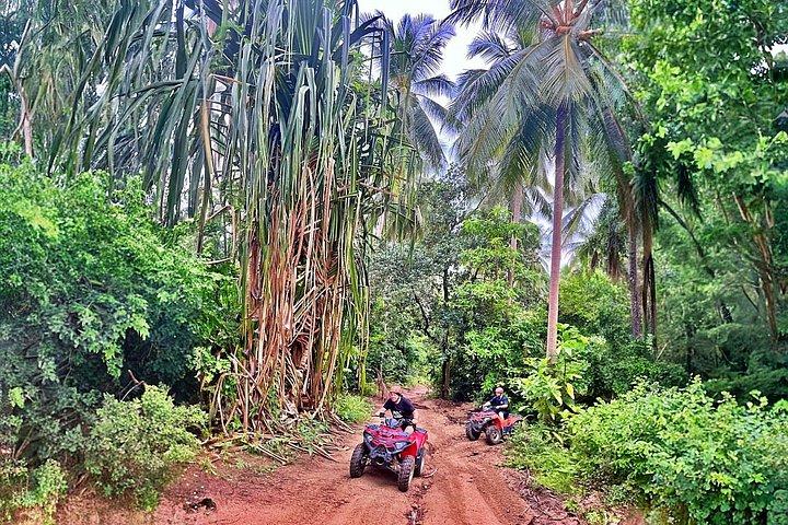 サムイ島2時間見れないATVクワッドバイクアドベンチャーツアー