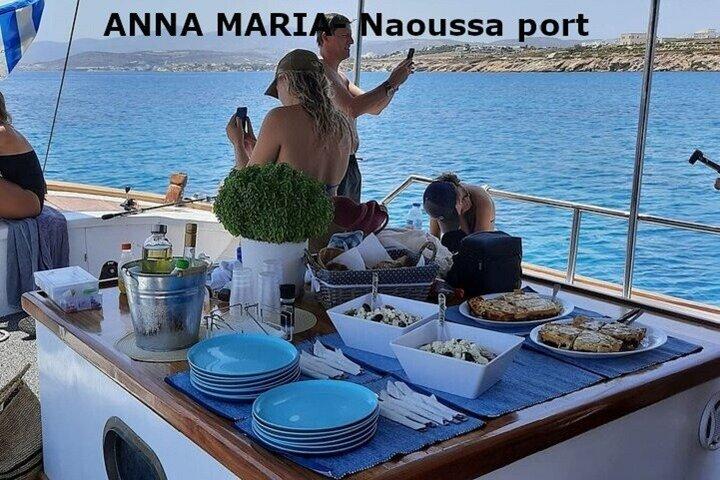 Halbtägige Bootstour von Naoussa Hafen und Bucht.