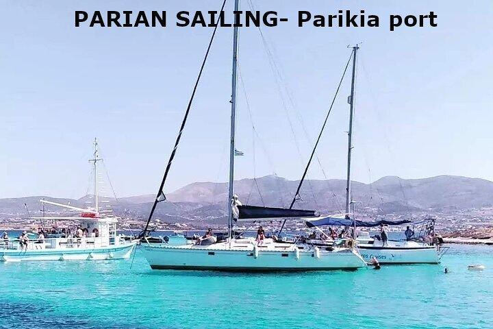 ParianSailing SeaTour to Blue Lagoon SeaCaves Despotico -Parikia