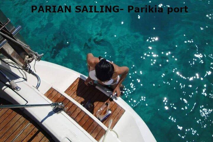ParianSailing SeaTour to Blue Lagoon SeaCaves Despotico -Parikia