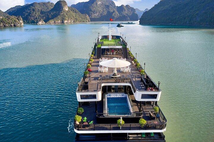 Rita Luxus-Kreuzfahrt mit Pool – 2D1N Halong & Lan Ha Bay Tour