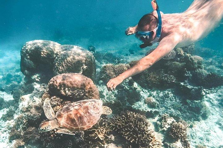 バリ島シュノーケリングツアー 天国の門のあるブルーラグーンにて
