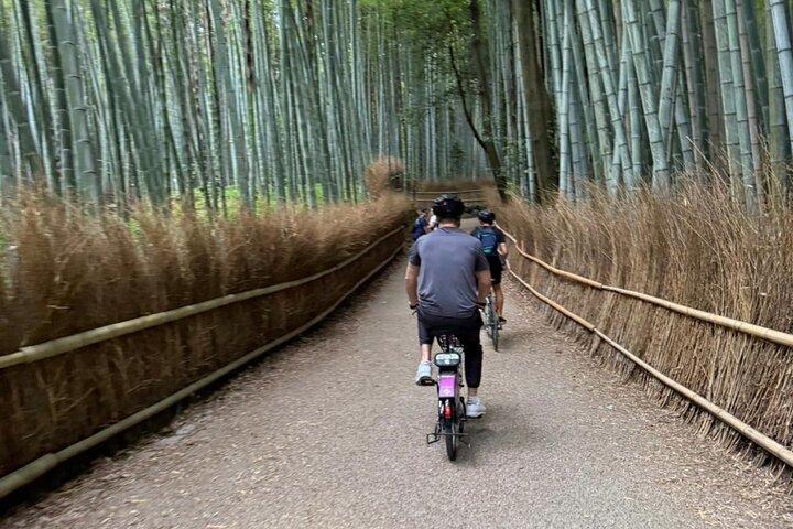 ONLY YOU IN THE Bamboo Forest! 地元の人と4時間のE-bikeツアー