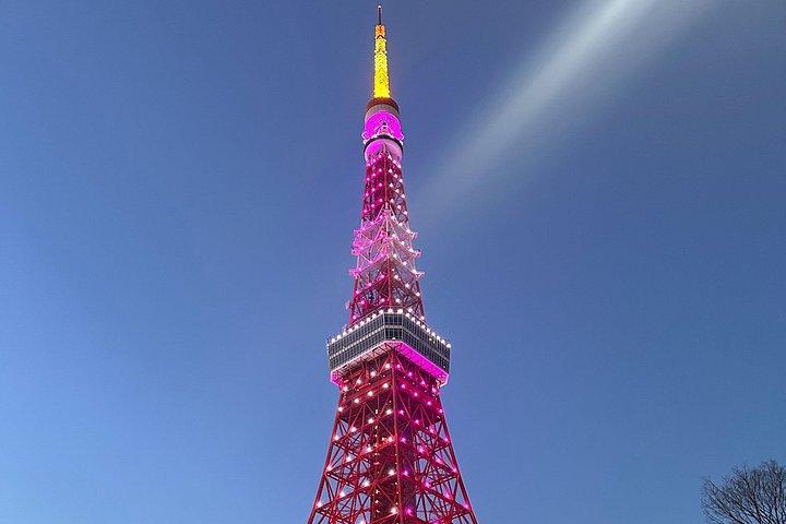 東京タワープライベートウォーキングツアーとナイトフードツアー：午後6時