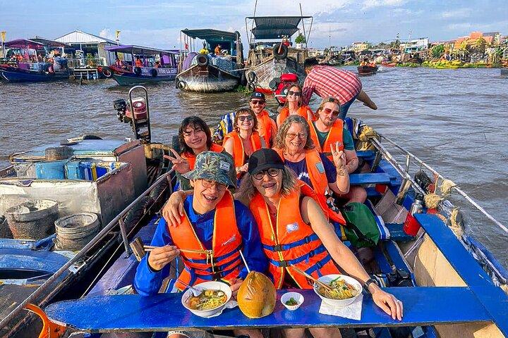 Tour di 2 giorni del mercato galleggiante "Cai Rang" del delta del Mekong
