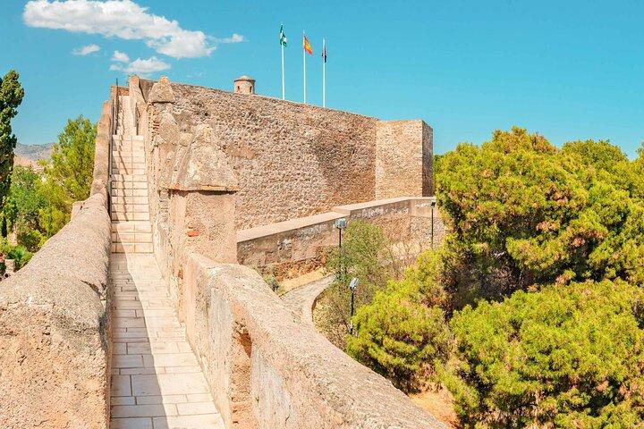 Tour privato a piedi di Malaga, Alcazaba e crociera in catamarano