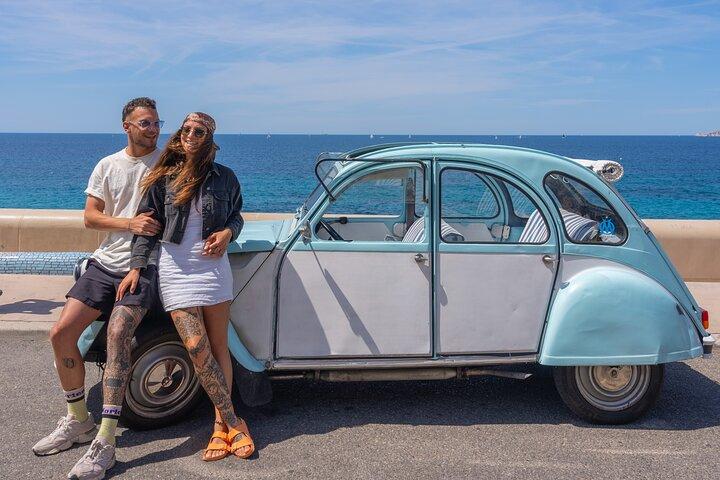 Halbtägige private Tour durch Marseille im Oldtimer-Citroën