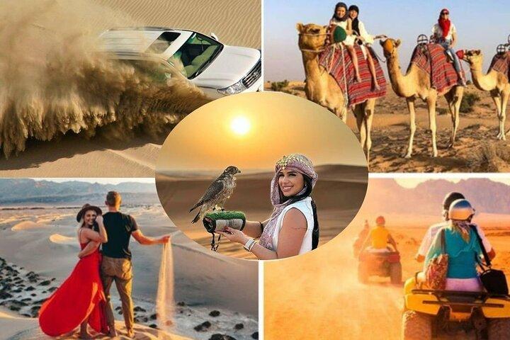 Doha Meio Dia Deserto Safari Dune Bashing CamelRide & Sandboarding
