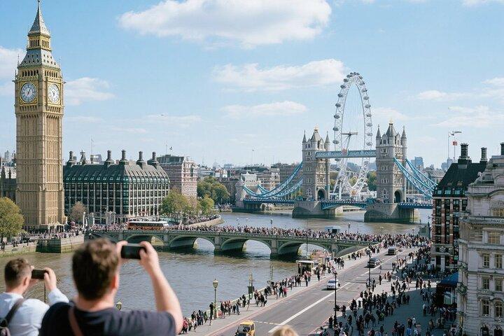 Londres: visite privée d'une journée personnalisable avec transfert d'hôtel