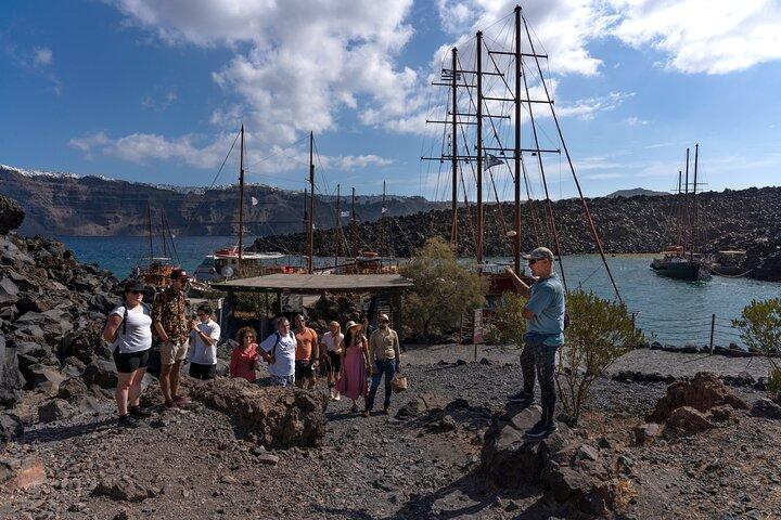 Santorini 3 Islas Viaje Velero Barco de madera
