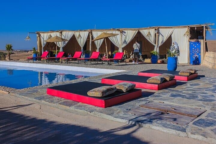 Agafay Desert Pool Day, Moroccan Lunch & Transfers from Marrakech
