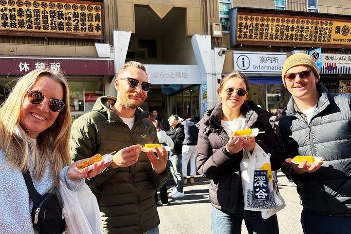 Mercado de Peixes Tsukiji: Street Food & Culture Excursão a pé