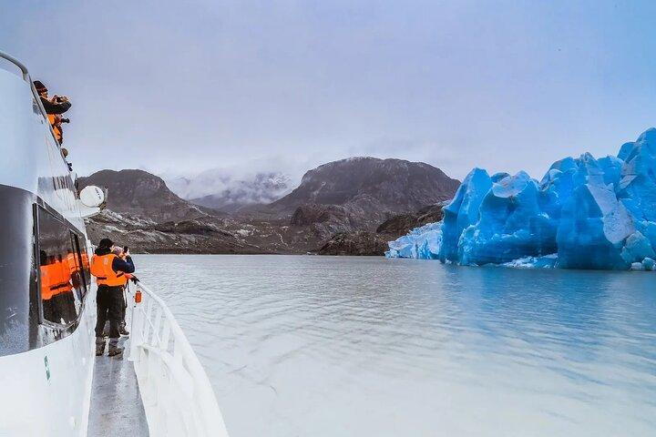 Grey Glacier Navigation in Torres Del Paine