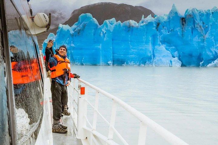 Grey Glacier Navigation in Torres Del Paine