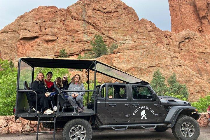 Giro turistico in jeep nel Giardino degli Dei