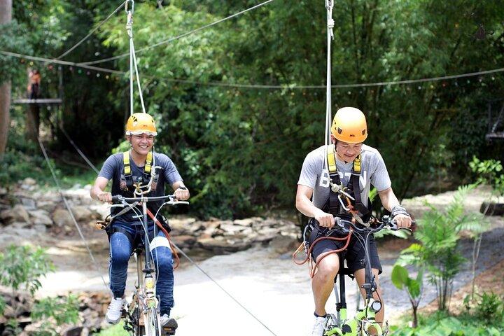 Äventyrstur med cykeldjungel från Koh Samui