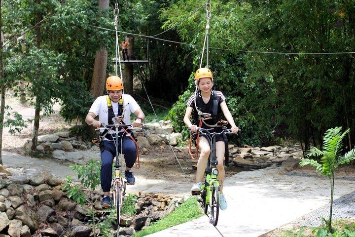 Äventyrstur med cykeldjungel från Koh Samui