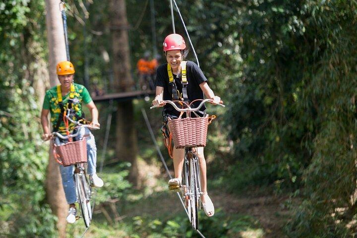 Äventyrstur med cykeldjungel från Koh Samui