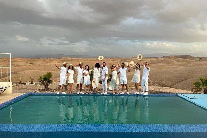 Agafay Desert Tour med frokost og swimming pool oplevelse