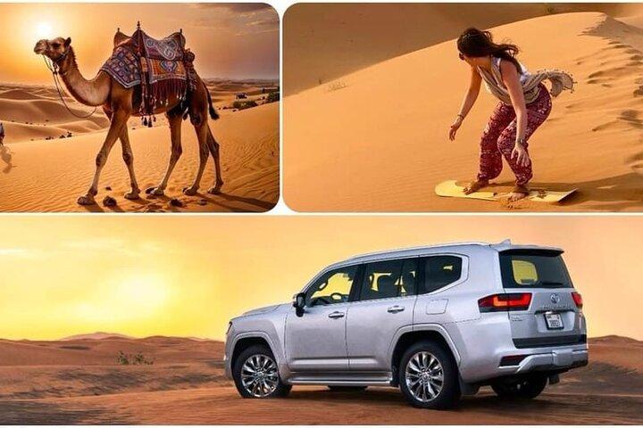 Doha: Woestijnsafari met activiteiten en binnenzeestop