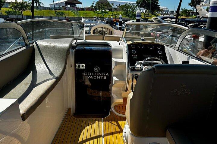 Privat motorbåtstur i Rio de Janeiro