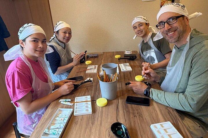 京都・祇園のラーメン丼絵付け＆料理