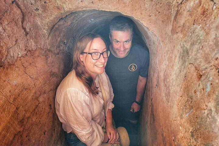 Túneis privados de Cu Chi e excursão de 1 dia ao Delta do Mekong