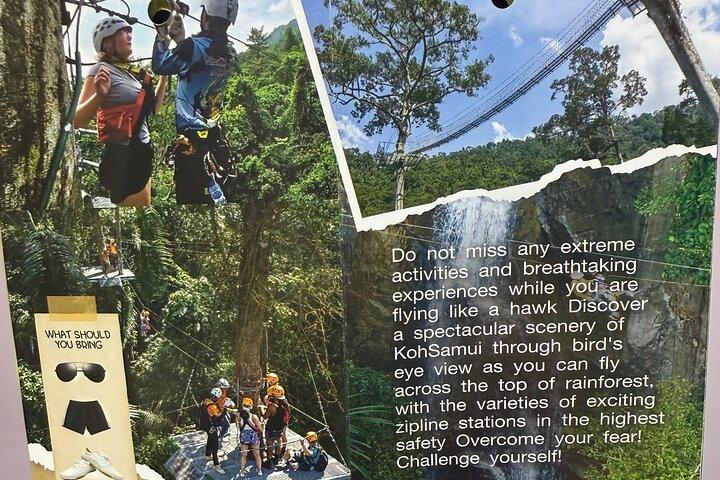 The Biggest and longest Zipline, Hawk, Koh Samui