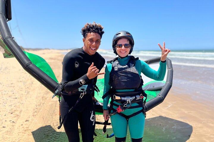 Cours semi-privé de kitesurf à Essaouira