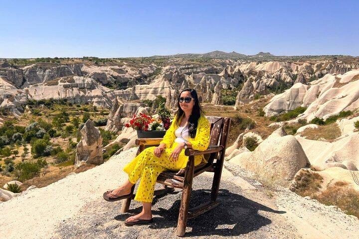Højdepunkter af Red and Blue Cappadocia Tour med Underground City