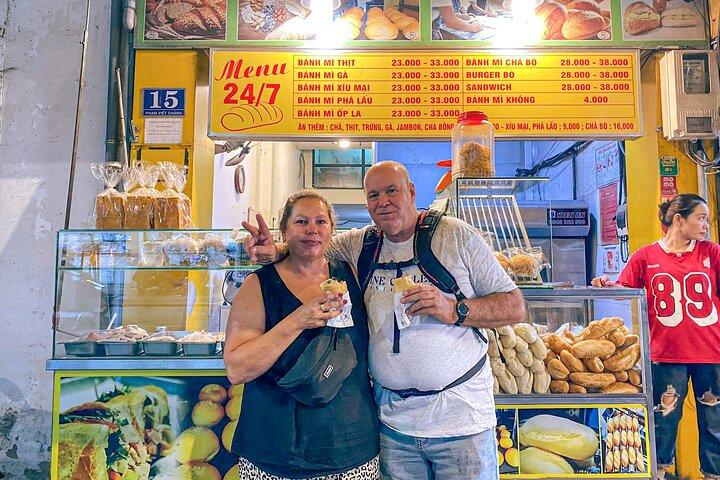 Excursão privada de moto Sai Gon "Foodie" à noite