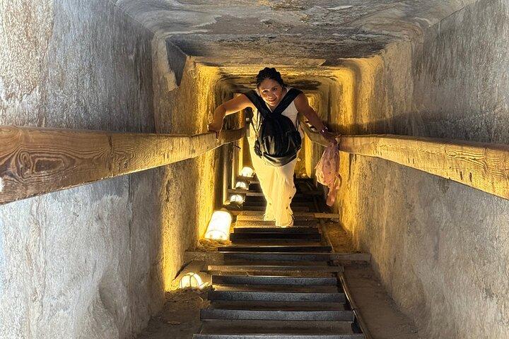 private tour Giza Pyramids, Sphinx, Saqqara, Memphis +camel Ride