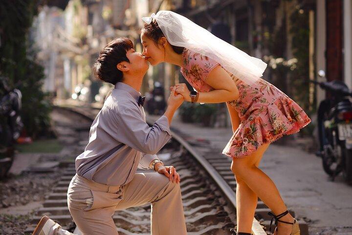 Privéfotoshoot Hanoi – iconische plekken & verborgen juweeltjes