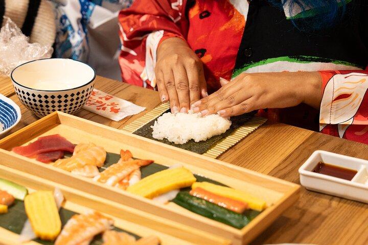 Classe de Sushi Popular em Asakusa