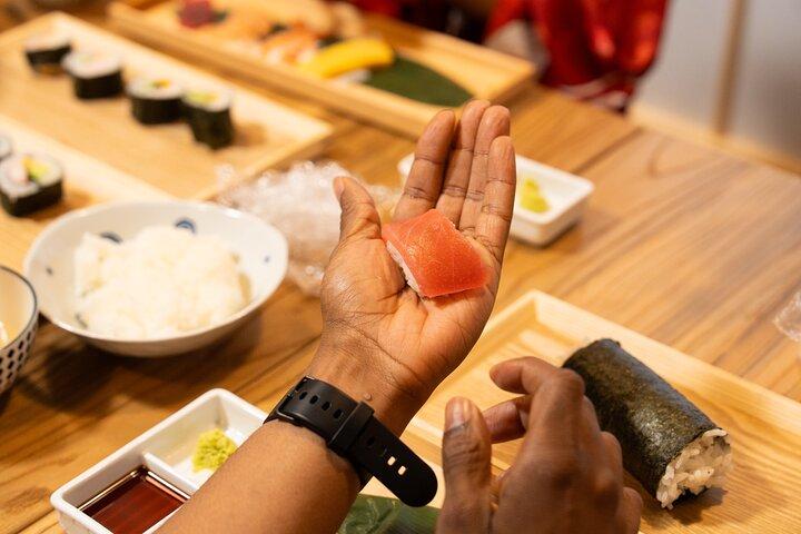 Classe de Sushi Popular em Asakusa