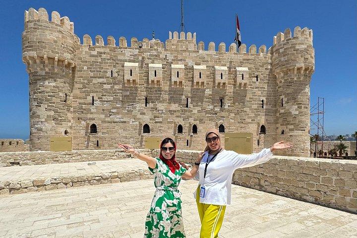 Full Day Alexandria Tour from Cairo with Mediterranean View