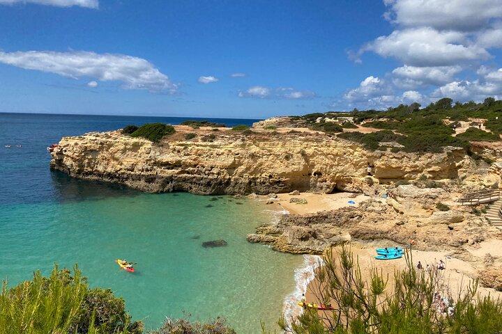 Expérience coucher de soleil à Carvoeiro avec pique-nique au sommet de la falaise et vin