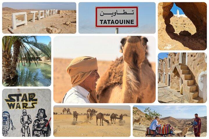 I tesori del sud della Tunisia in 2 giorni con 1 notte in campeggio