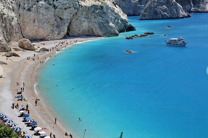 Boottocht in Egremni, Porto Katsikia en Agiofili in Lefkas