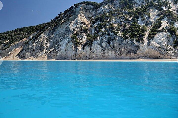 Boottocht in Egremni, Porto Katsikia en Agiofili in Lefkas