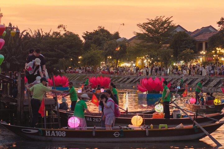 Hoi An Lantern Fazendo Classe com Lantern Boat Trip