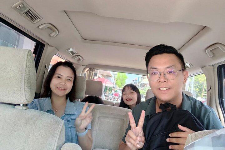 シェムリアップからバッタンバン車またはバンへのプライベートシティ送迎