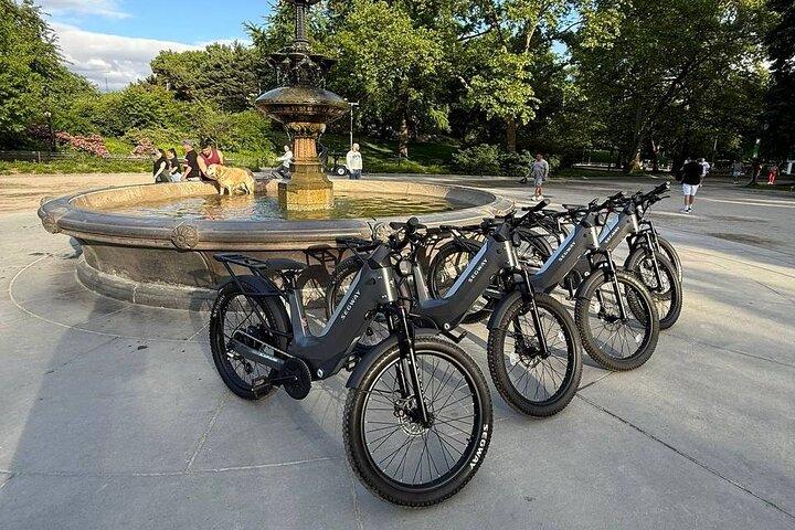ニューヨーク市のセントラルパークのガイド付き電動自転車ツアー