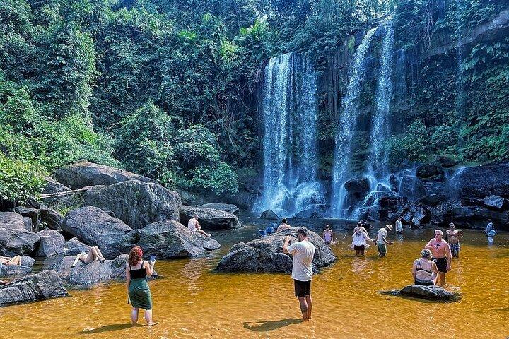 Excursion privée d'une journée à Phnom Kulen et Lingas River au départ de Siem Reap